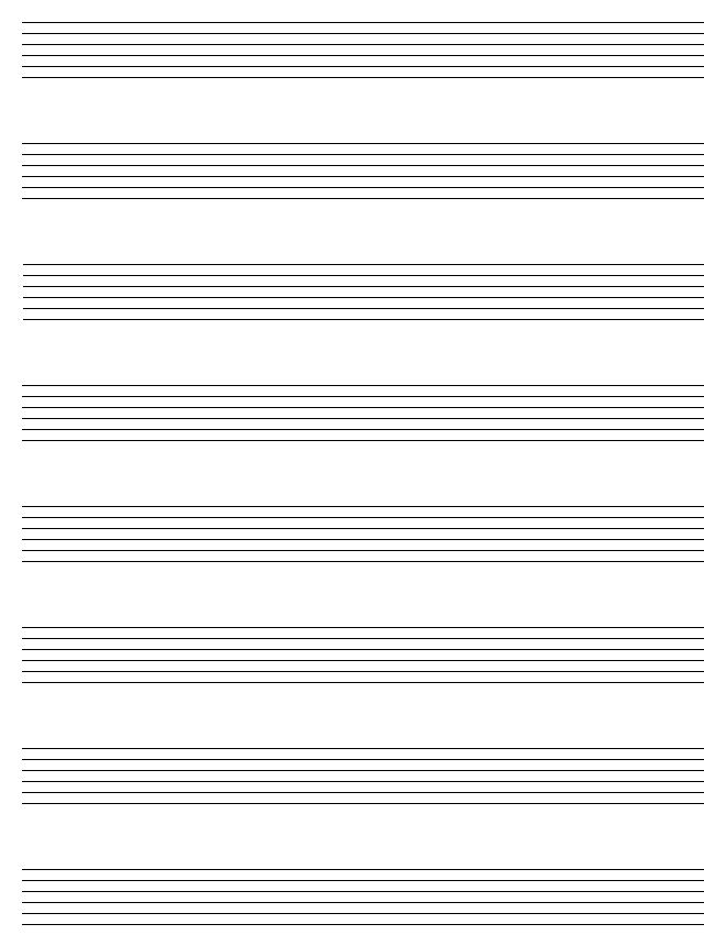 blank tablature sheets