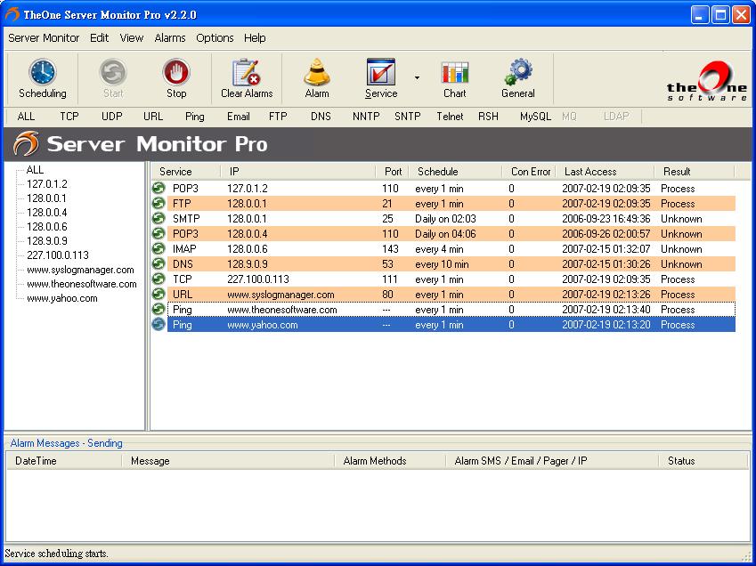 web server monitor