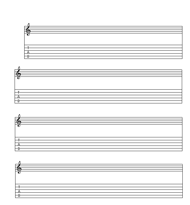 guitar tabs sheet