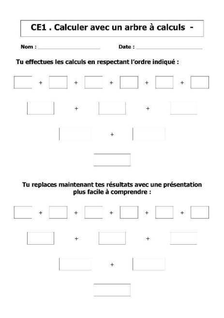 exercices ce1