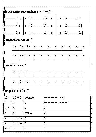 programme ce1