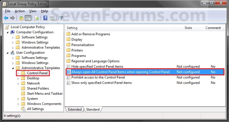 panelview configuration