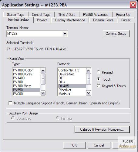 panelview 550 firmware