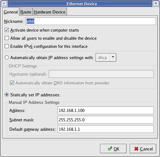 ethernet device