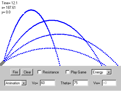 projectile motion