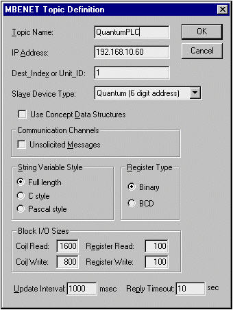 modicon ethernet