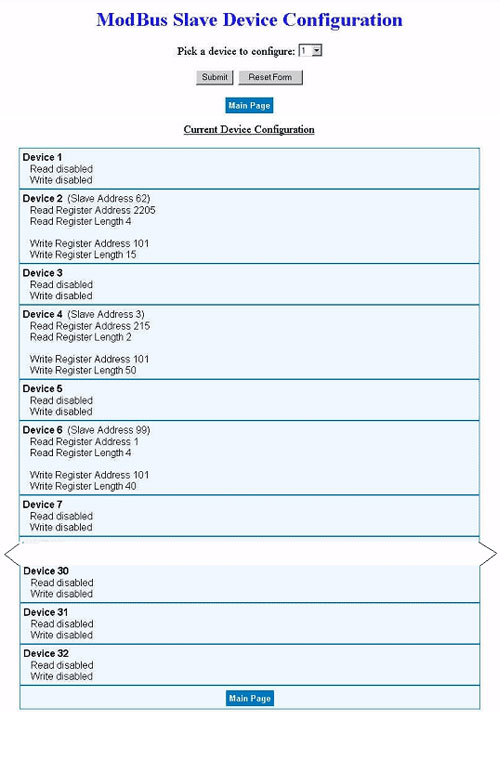 modbus device