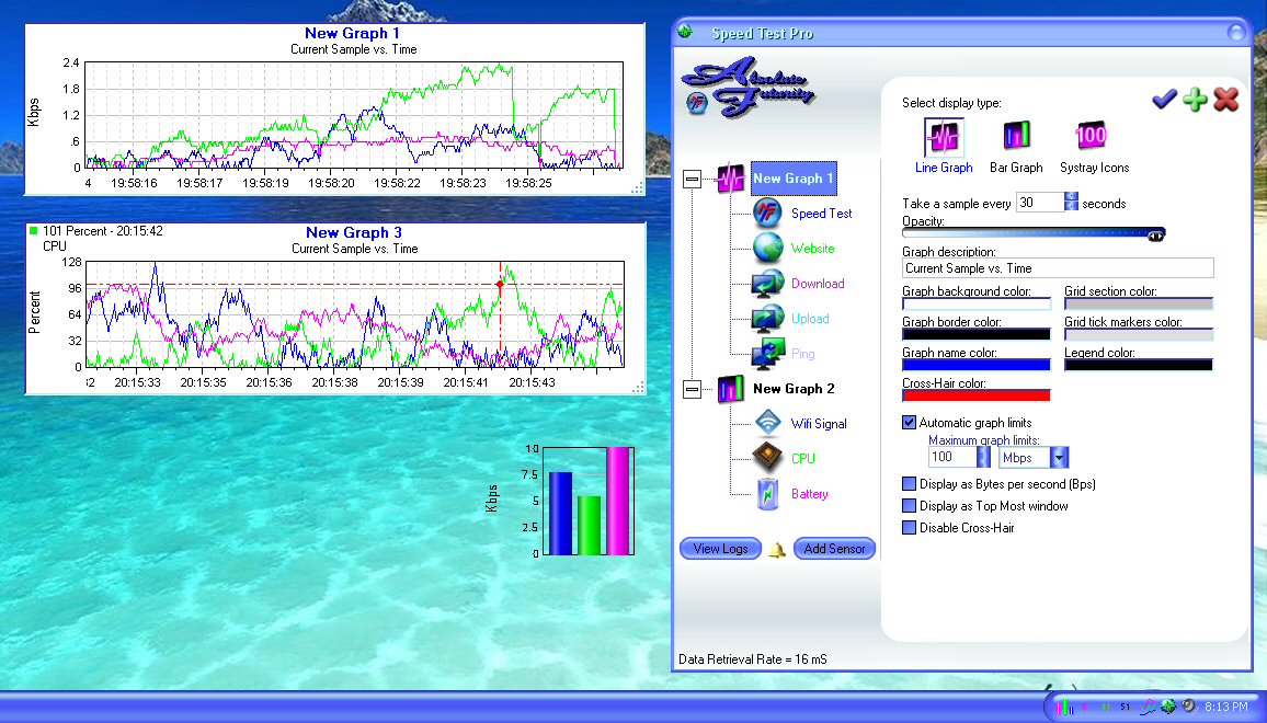 website bandwidth monitor