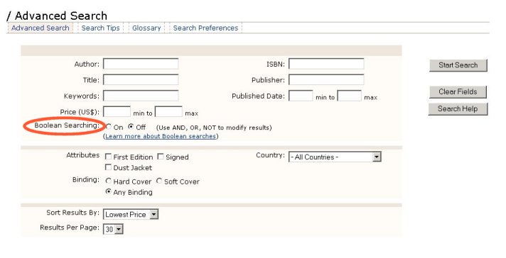 advanced boolean search