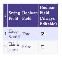 datagrid boolean