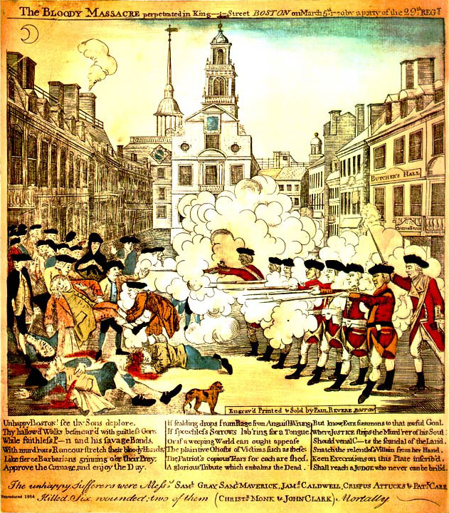 boston massacre 1768