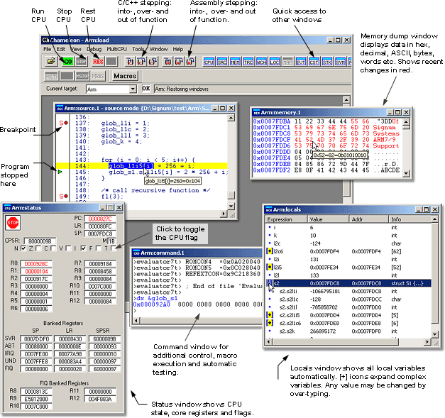 arm debugger