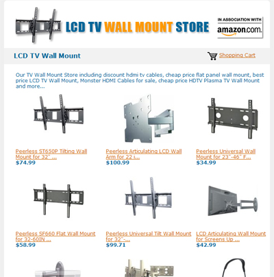 lcd tv wall bracket