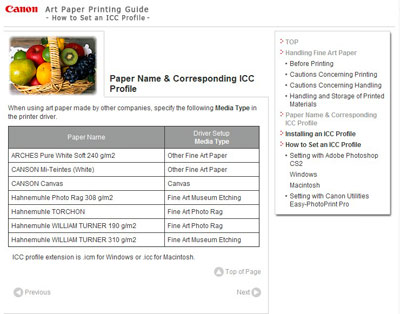 icc profiles