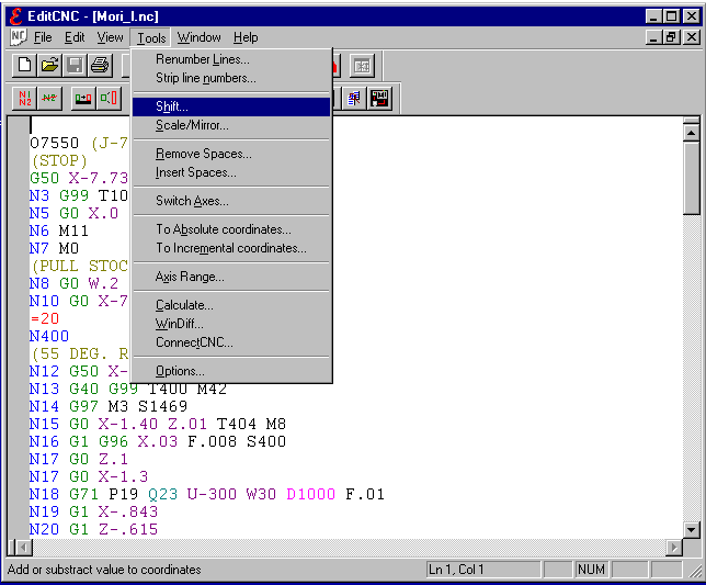 programing cnc