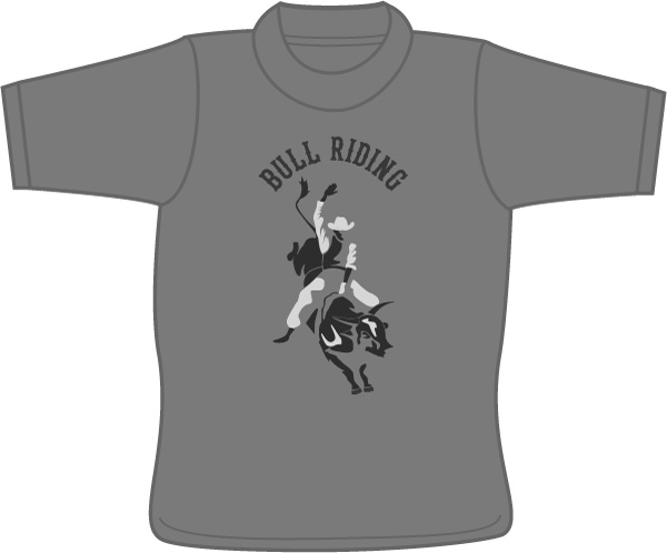 bull riding shirts