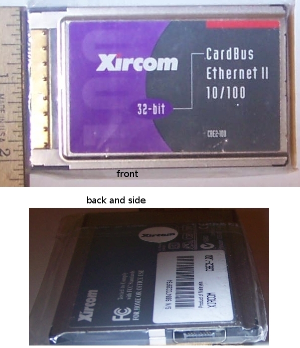 xircom cardbus ethernet