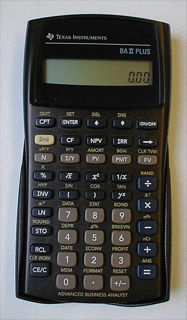 ba2 calculator