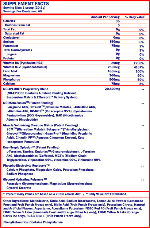 bsn no xplode review