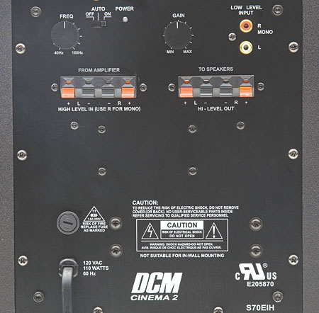 dcm subwoofer