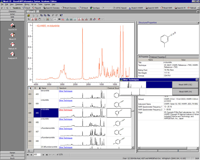 nmr spectra database