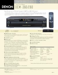 denon dcm380