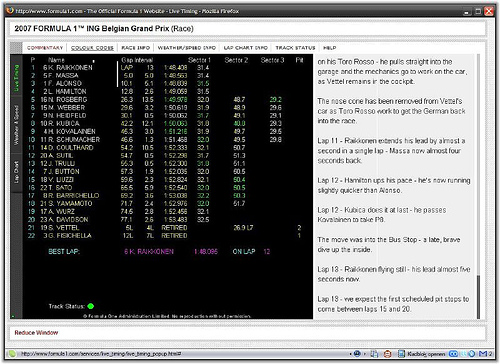 live timing f1