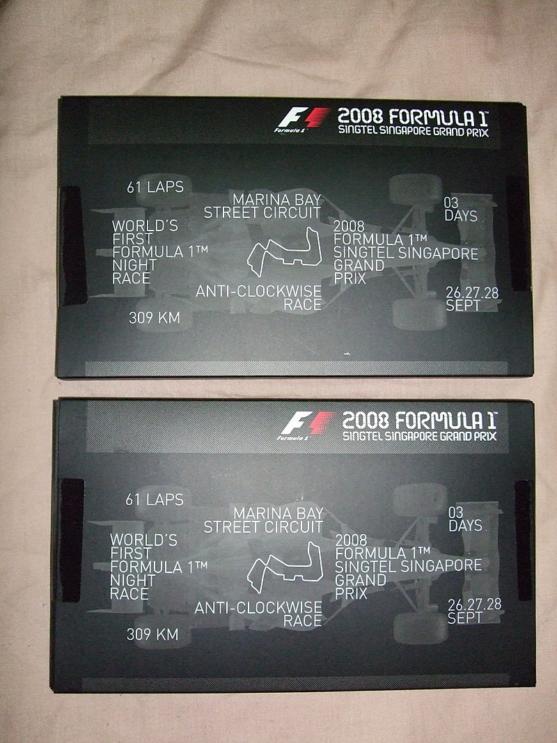 formula one tickets