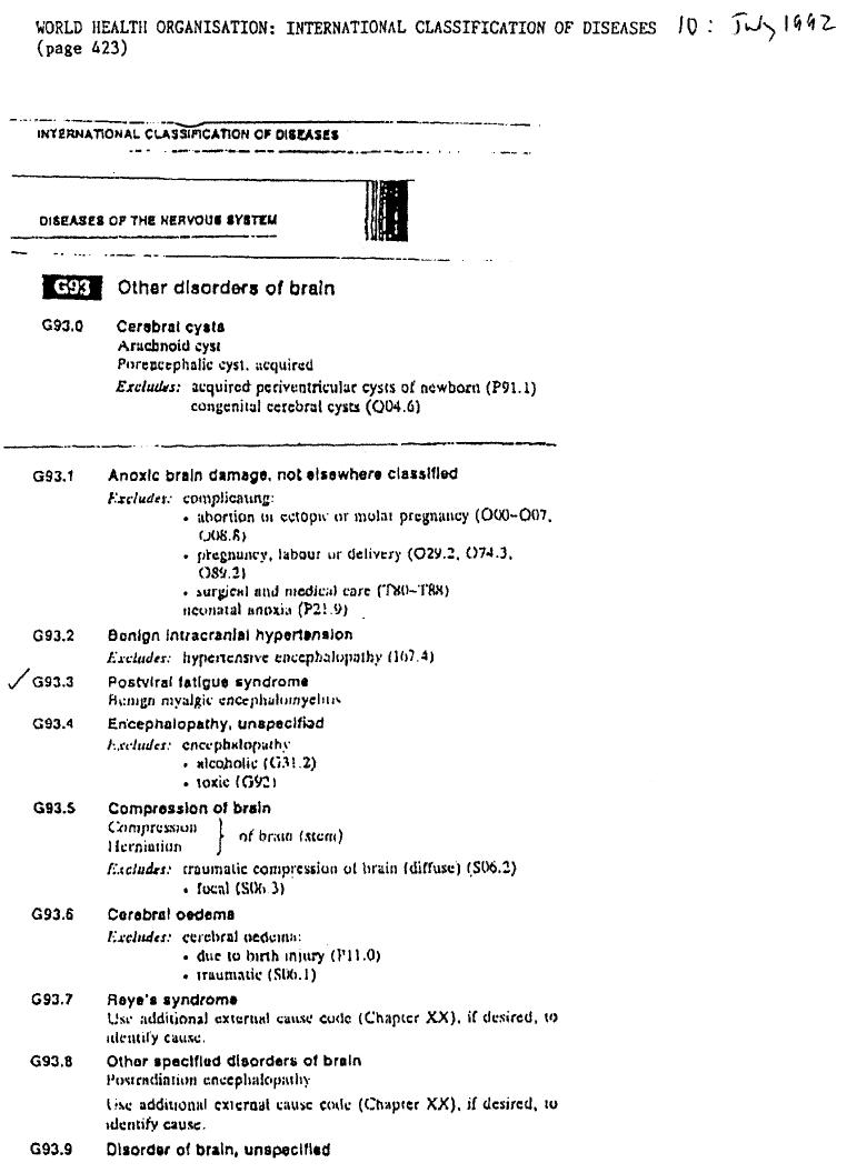 icd classification