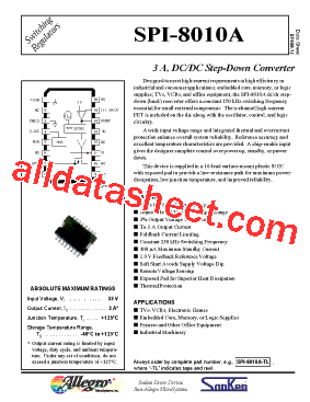 spi datasheet